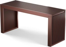 Hocker mit Stauraum aus Bambus Braun bis 250 kg 90x33x43 cm